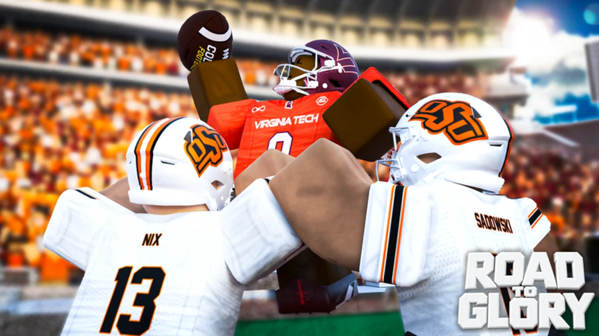 Official Road to Glory Football college stadium artwork
